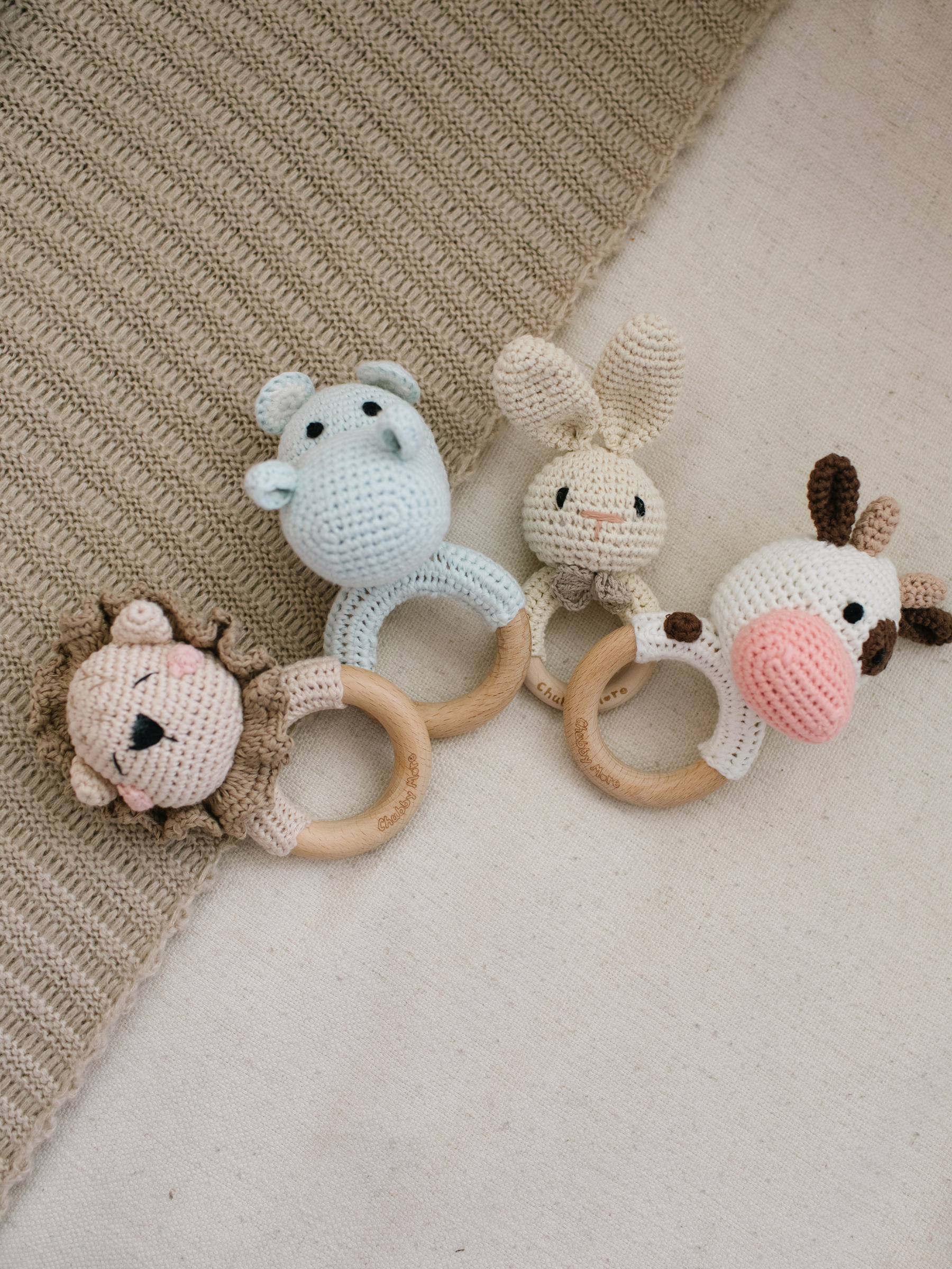 Organic cotton deals teether